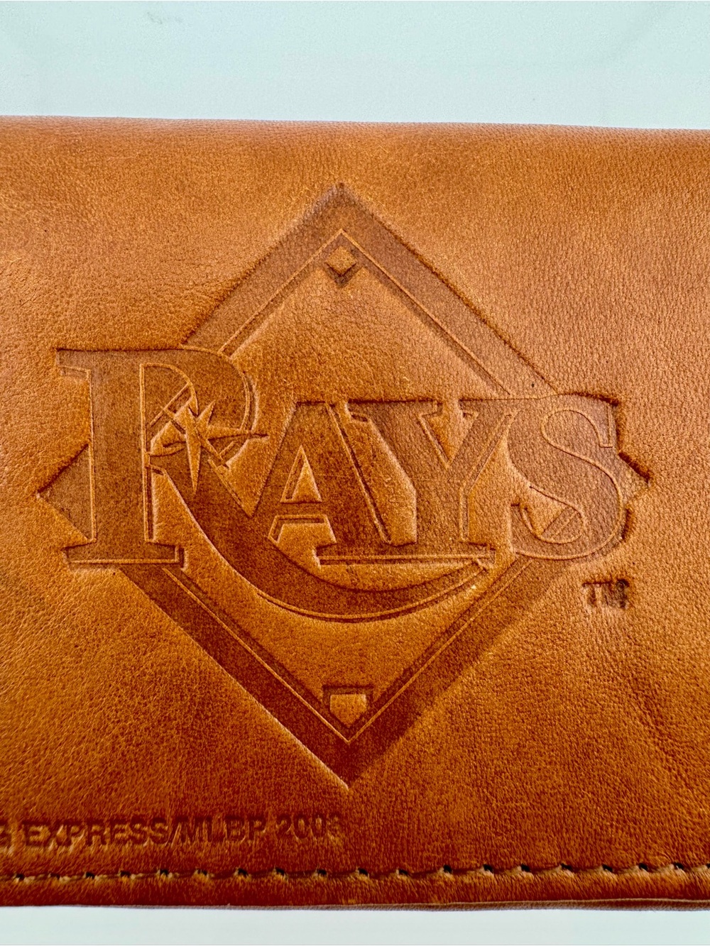 Rooting Enterprises Tampa Bay Rays 2008 Opening Day Leather Trifold Wallet
